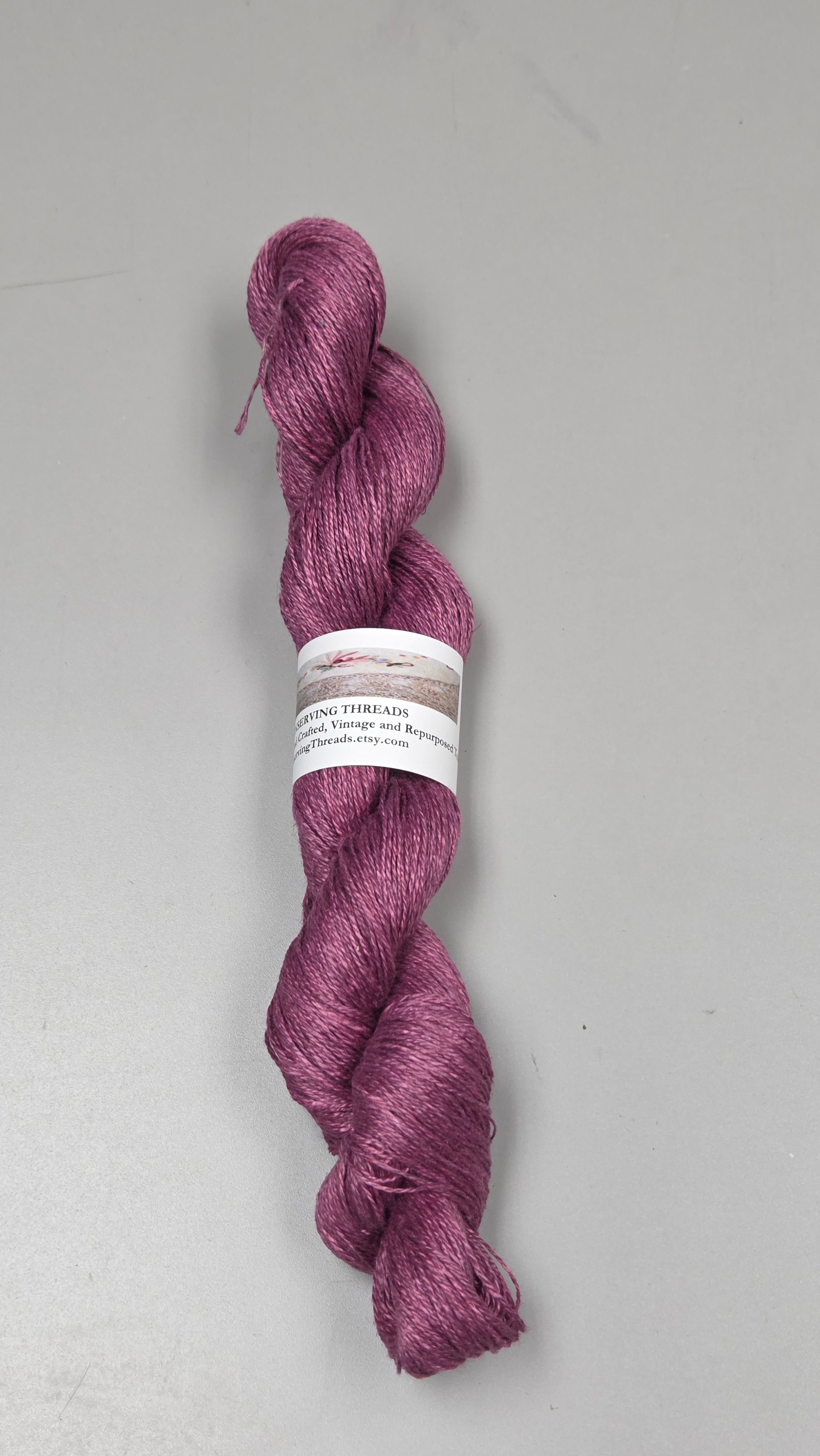 Linen Yarn, Small Batch Studio Dyed. Machine Spun 10/2