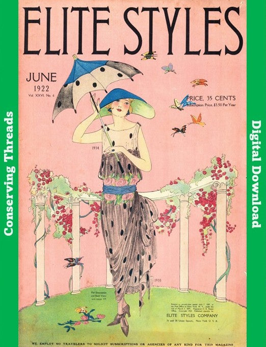The Elite Styles. June 1922. Vol 26 No 6. E-book DOWNLOAD.📥