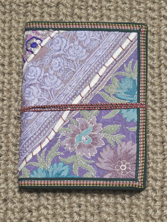 Art Journal Handmade Reclaimed Silk Saree (J21)