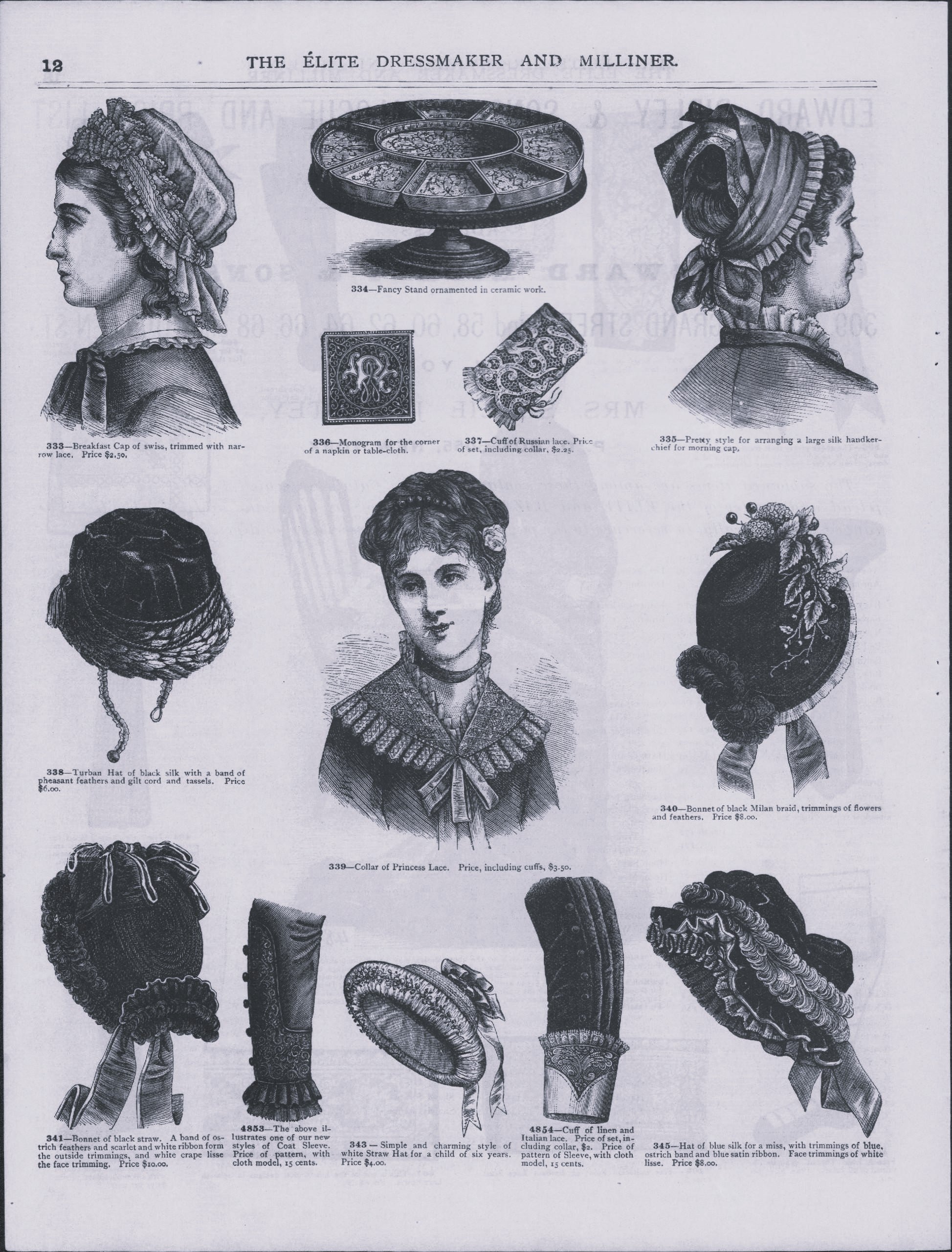 The Elite Dressmaker and Milliner, 1878 July, Vol 2 No 12, E-book INSTANT DOWNLOAD.📥