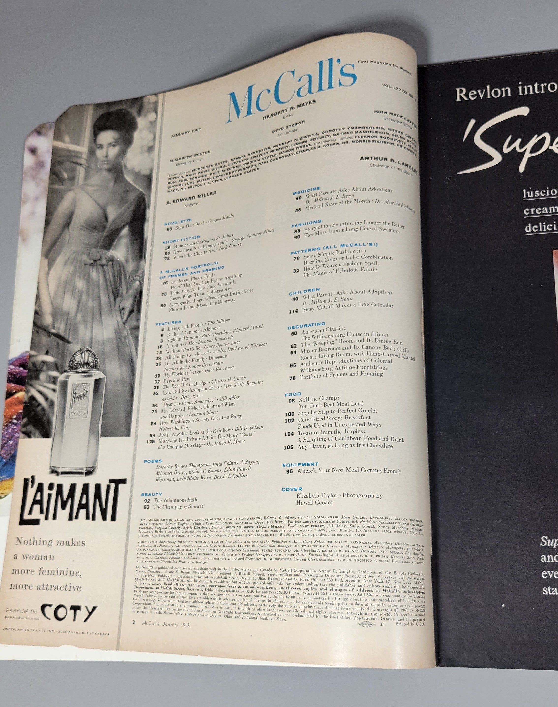 McCall's Magazine June 1962 First Magazine for Women