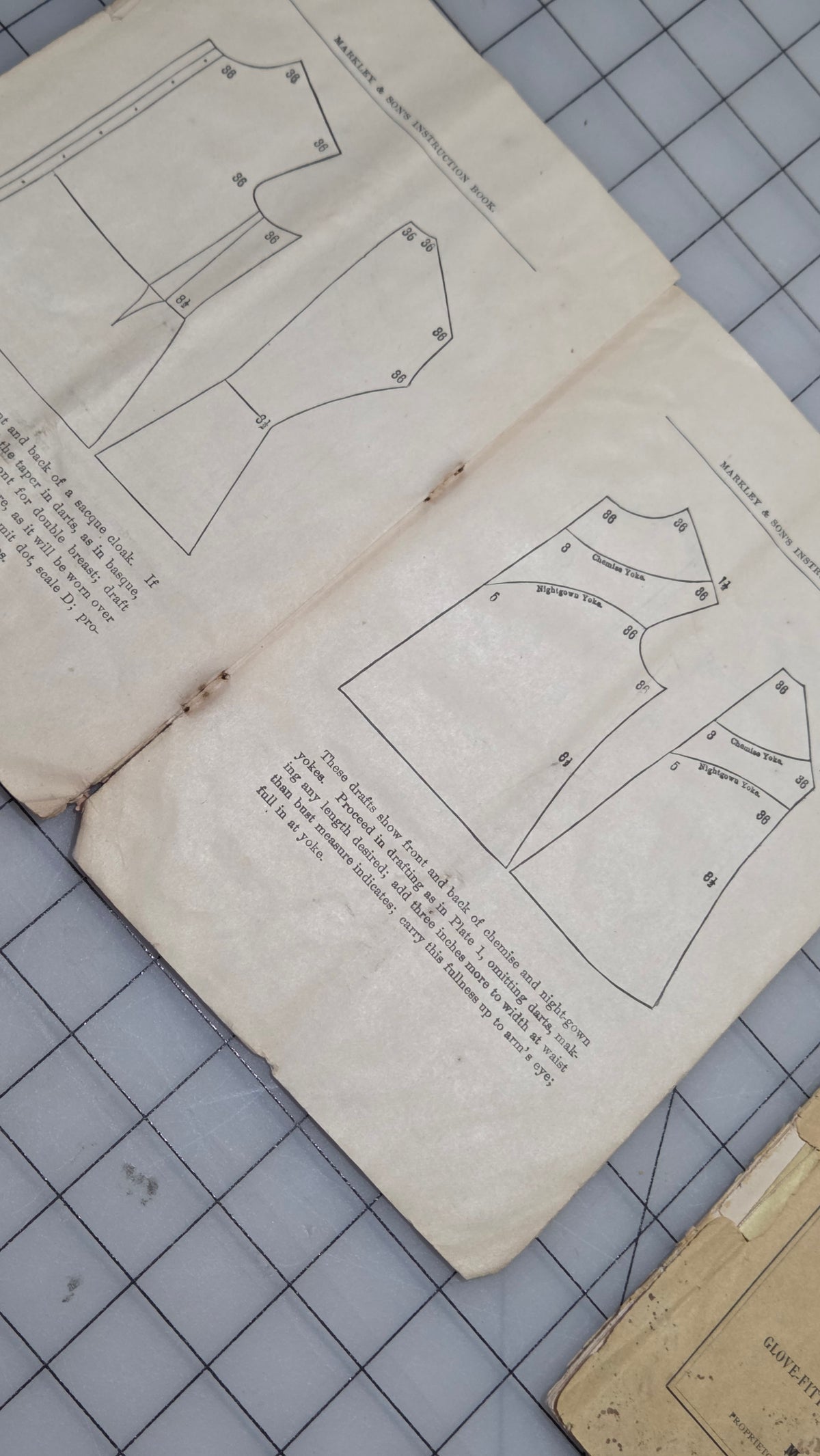 Set 2 Markley & Sons Instruction Glove Fitting System Dress Cutting 1889 Catalog