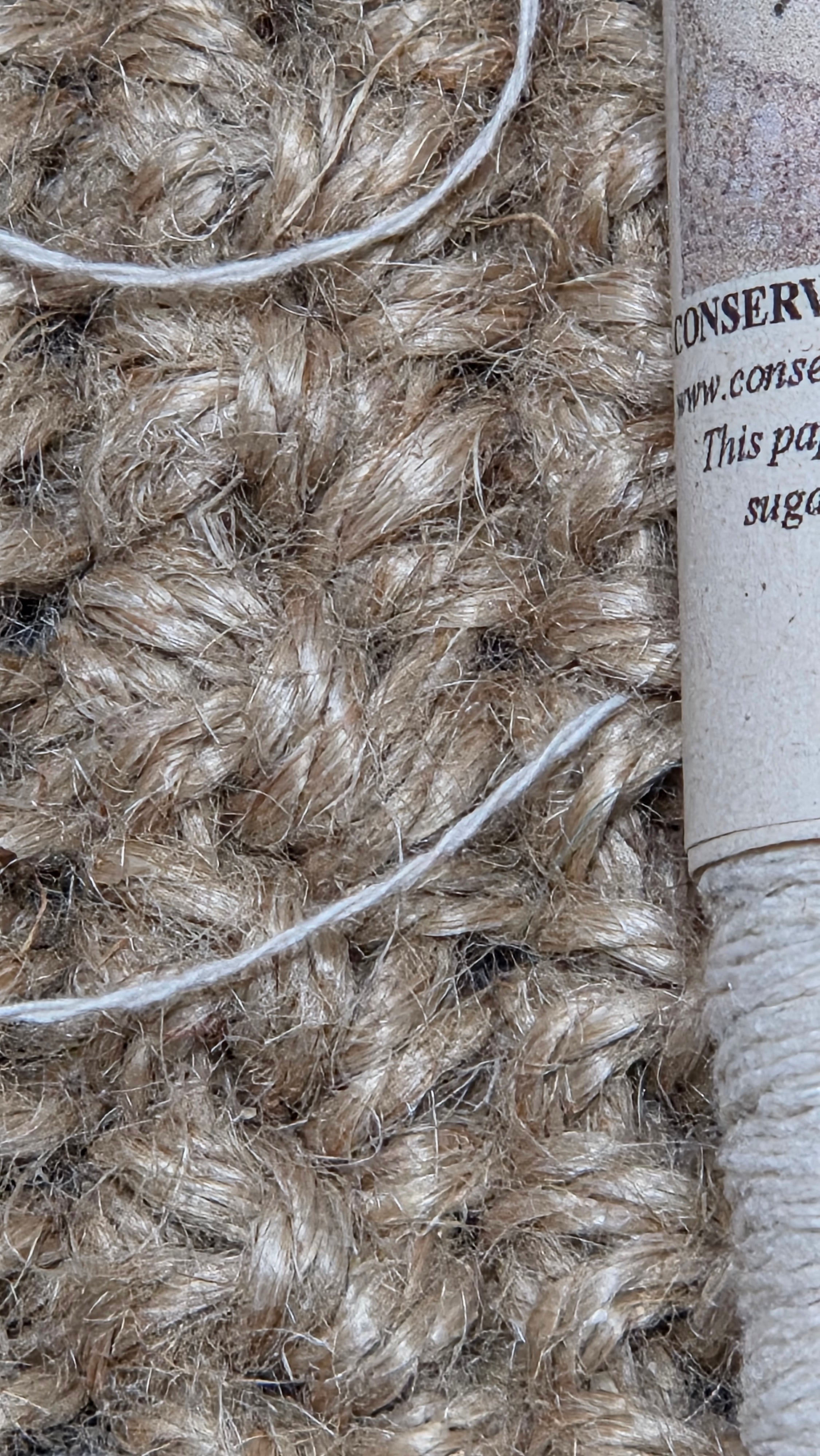 Sewing Thread from the Fireweed Plant, Natural Plant Fiber. 2 Ply