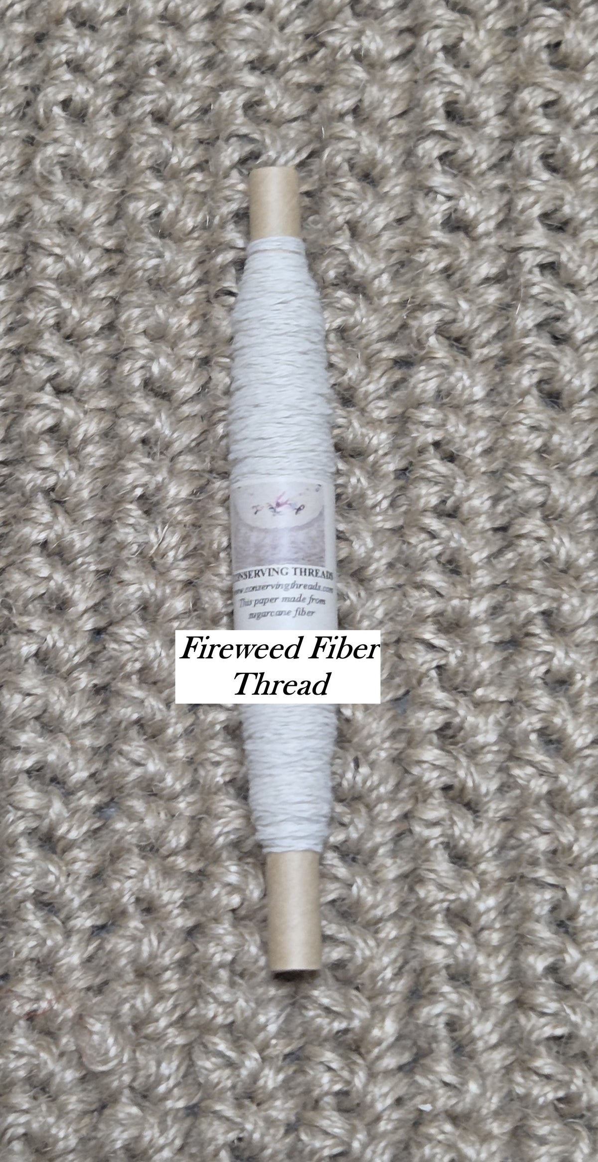 Sewing Thread from the Fireweed Plant, Natural Plant Fiber. 2 Ply