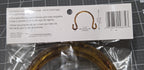 Purse Handle NIB Pair Curved Bag Boutique Plastic Brown 13 cm 5 inches