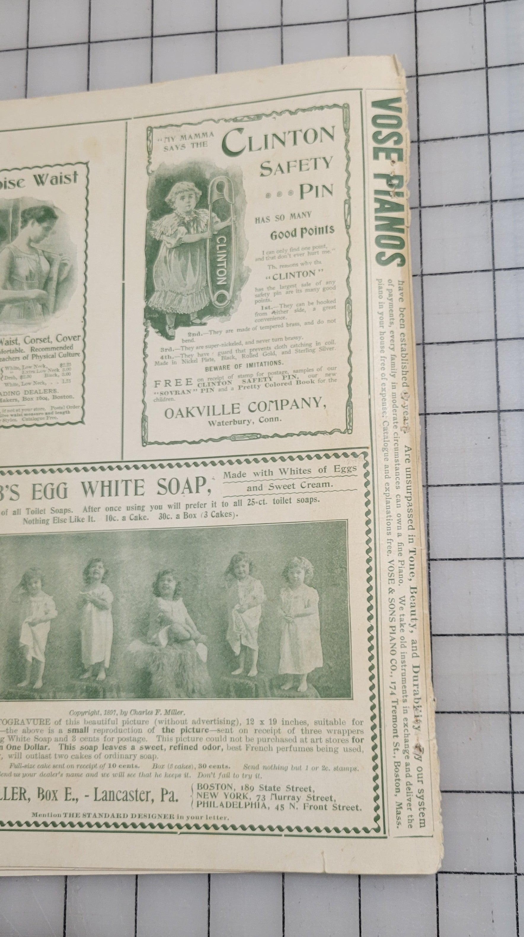Standard Designer May 1898 Fashion Company NY Dress Ladies Booklet Catalog