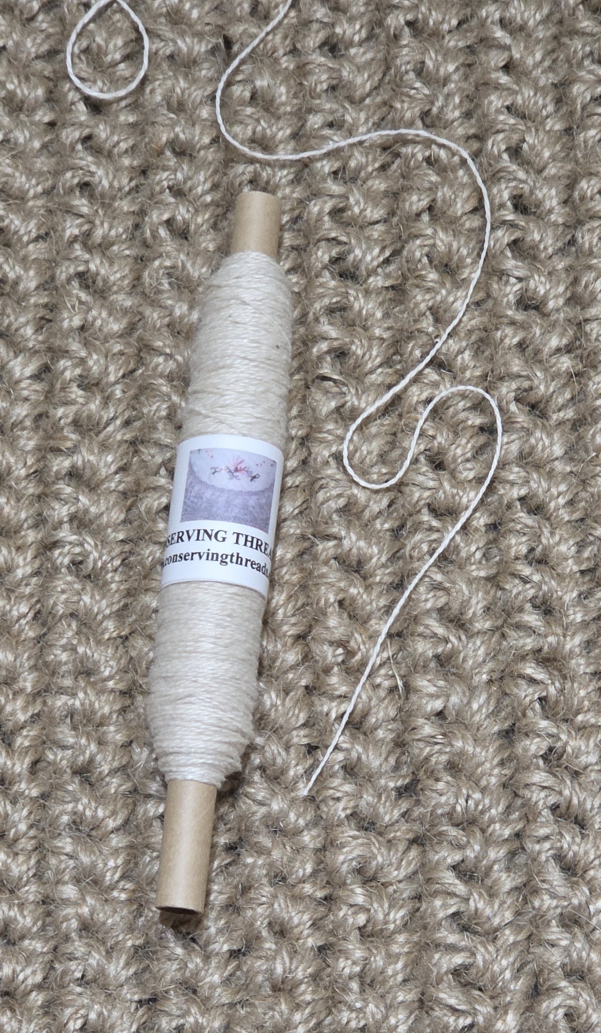 Thread Cotton + Kapok Blend, 50 Yards Spool