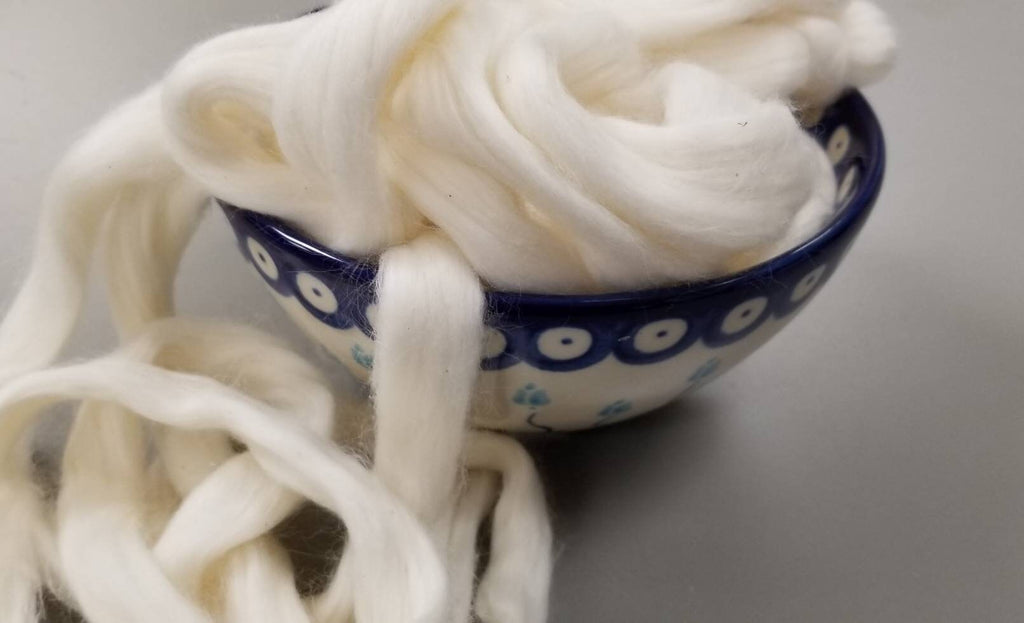 Organic Cotton Easy Spin Sliver, USA Grown Upland Variety