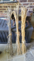 Hemp Stalk Bundle. Field Dew Retted. USA Grown.
