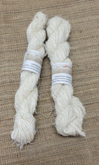 Linen Reclaimed Thread Skeins. Upcycled Hand-Spun Yarn.