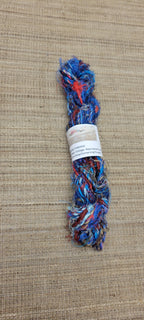 Linen Reclaimed Thread Skeins. Upcycled Hand-Spun Yarn.
