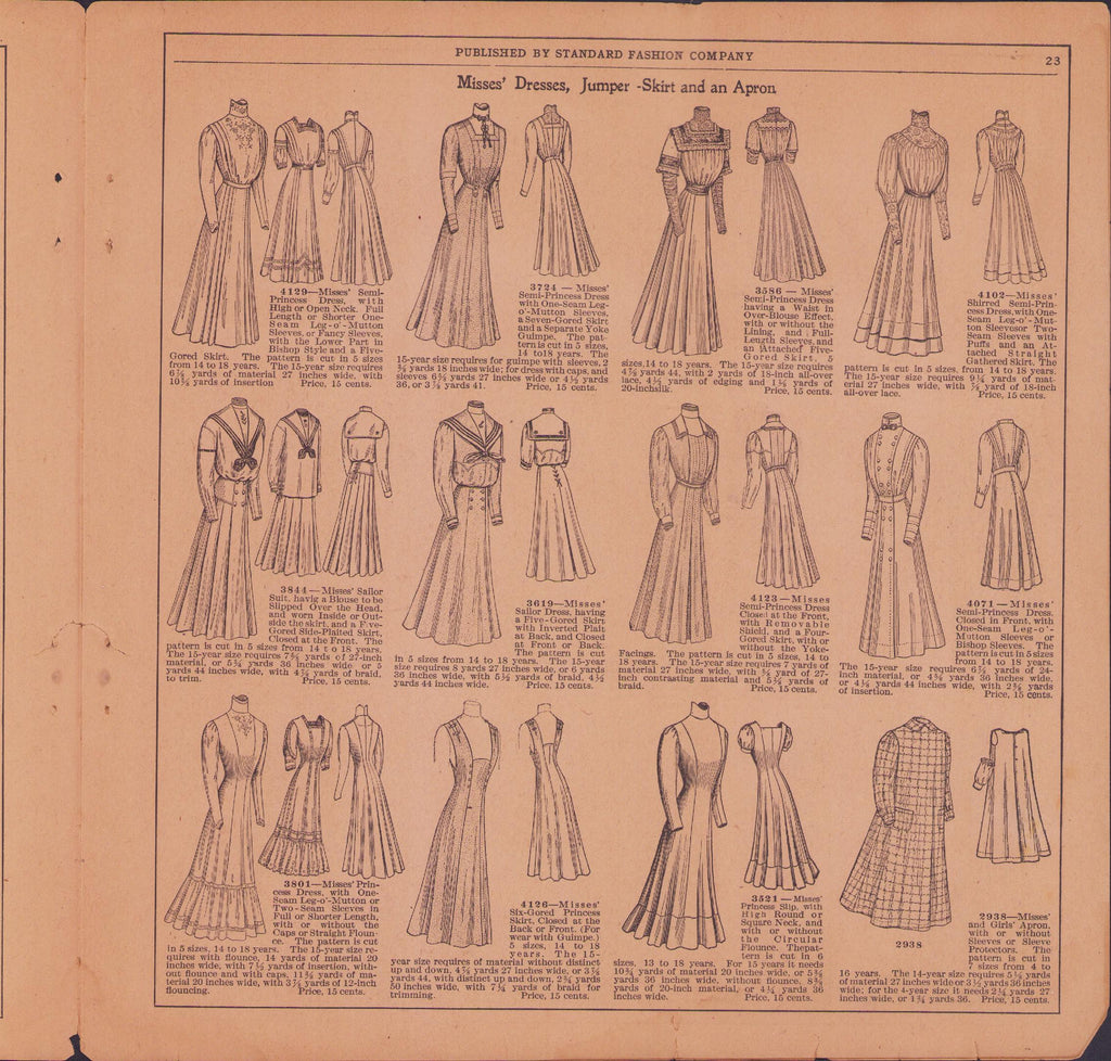 Standard Patterns, 1910 The Handy Catalogue Autumn / Winter. E-book DOWNLOAD.📥