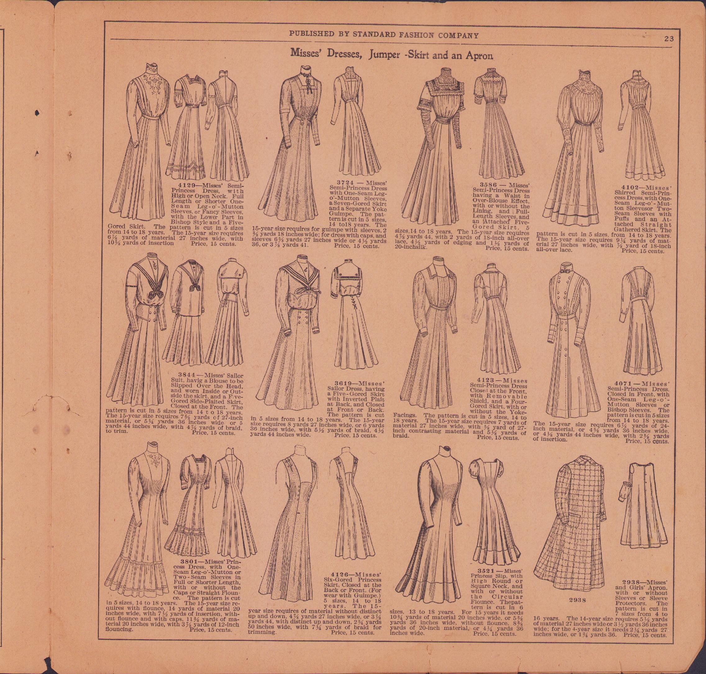 Standard Patterns, 1910 The Handy Catalogue Autumn / Winter. E-book DOWNLOAD.📥