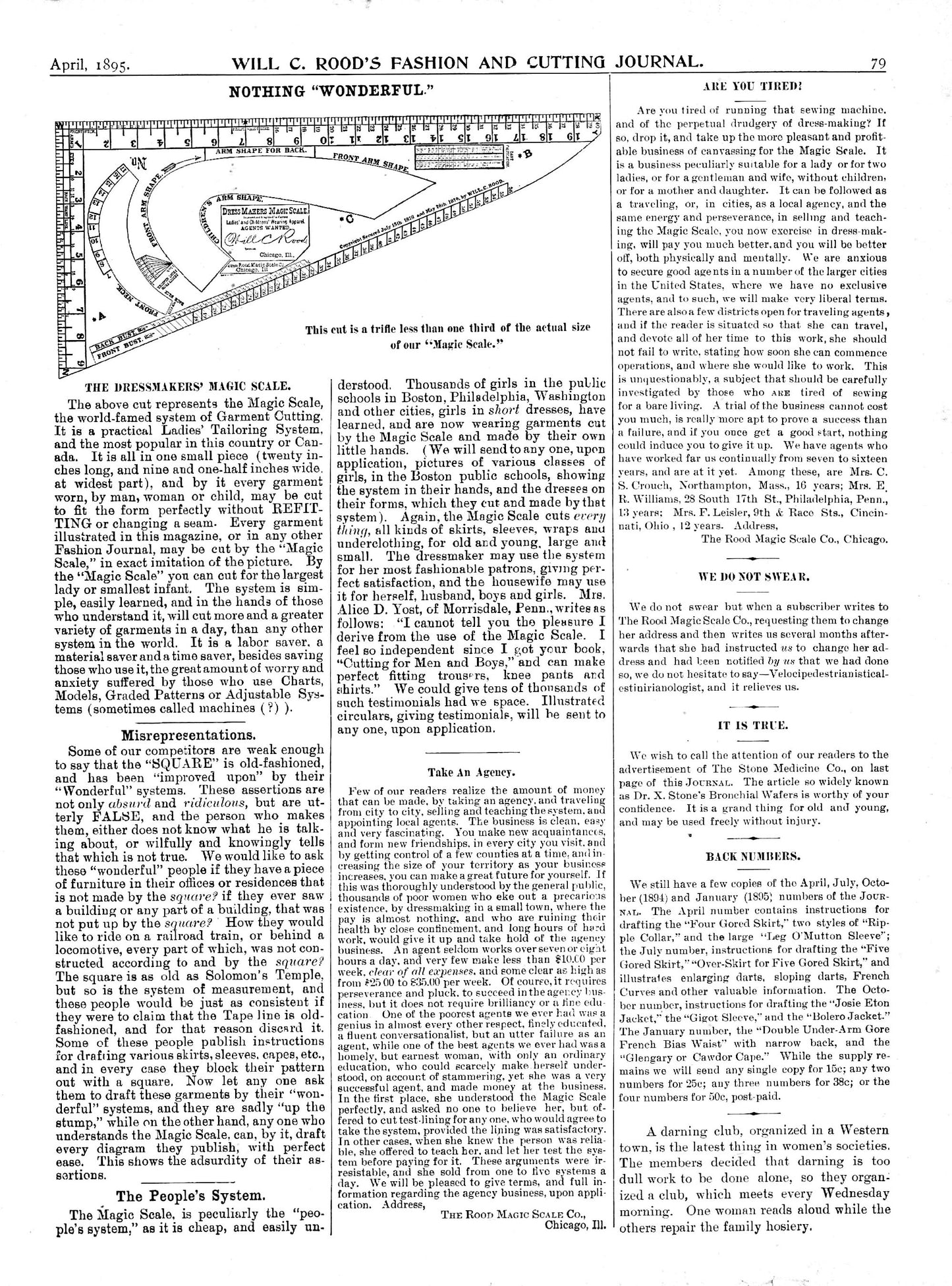 📥 Will C Rood's Fashion and Cutting Journal April 1895, Vol 2, No. E-book INSTANT DOWNLOAD..