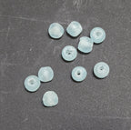 Beads Reclaimed Glass. Set of 10. Sea Glass Size 10mm.