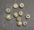 Beads Reclaimed Glass. Set of 10. Sea Glass Size 10mm.