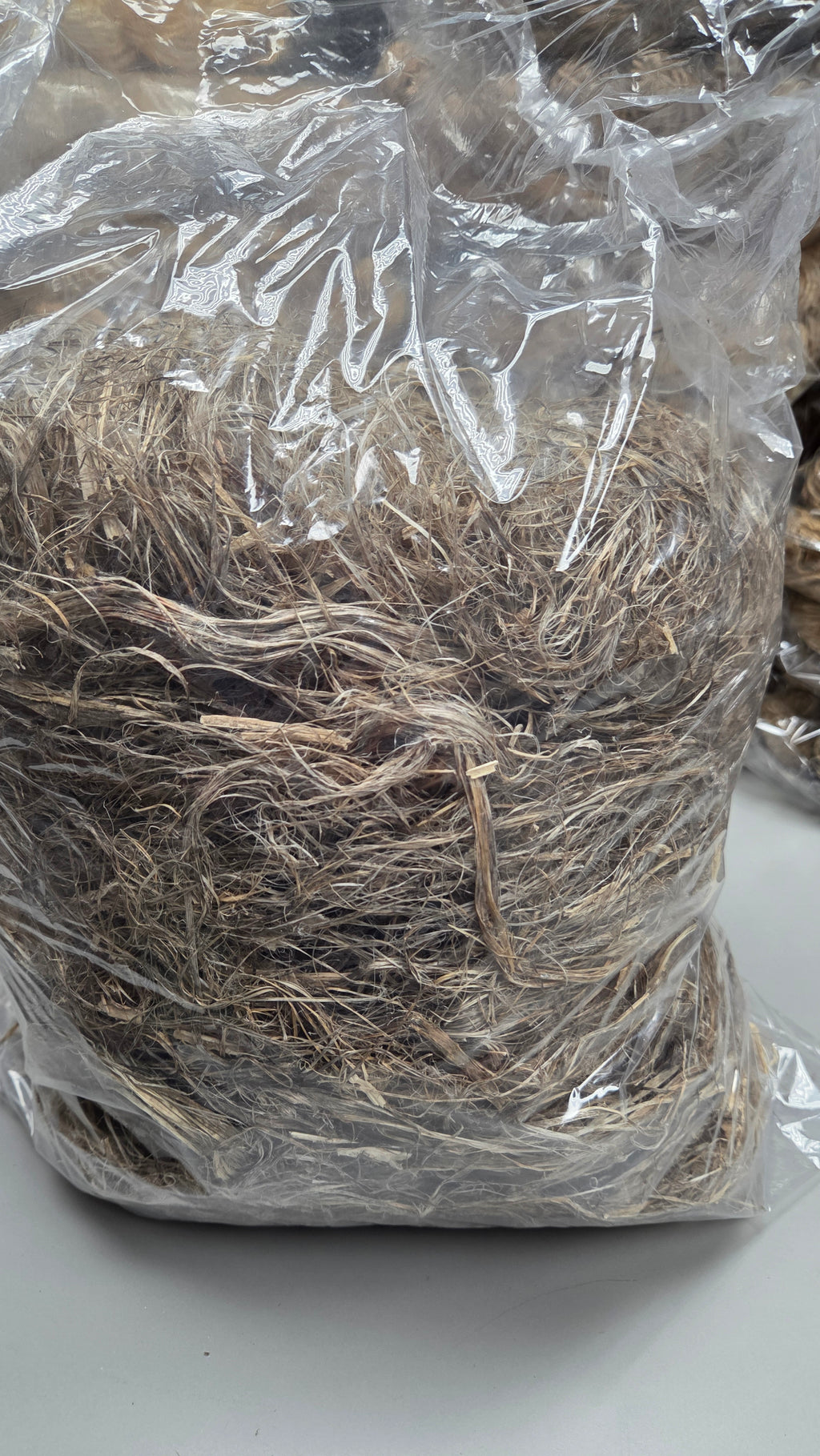 Hemp USA Grown - 3 Years Field Retted, Long Line Fiber Bundle - 1 Pound Bundle