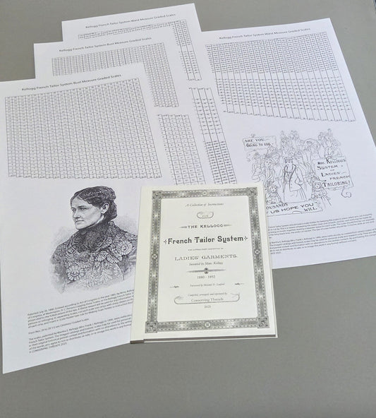 Collection Instructions Kellogg French Tailor System Cutting Garments, Reprint