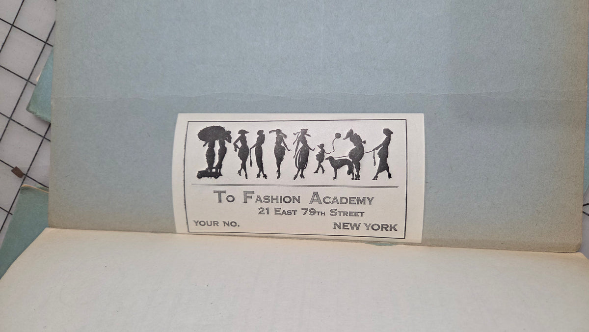 Fashion Academy Course 6 Book Lot NY Dress Making Costume Design 1920 Book 3-8