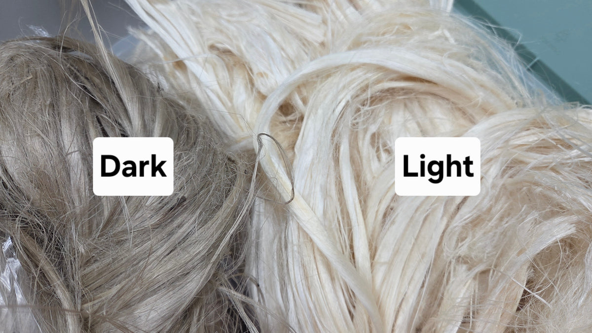 Lotus Flower Plant Long Fiber Bundle. 100% Natural Fiber. Semi Combed.