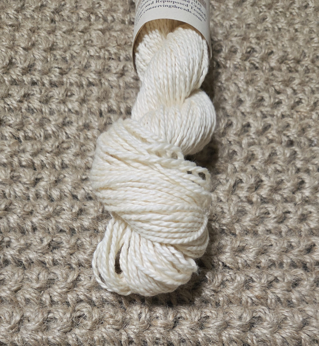 Organic Cotton Yarn. USA Grown. Fingering Weight - 110 Yards Skein