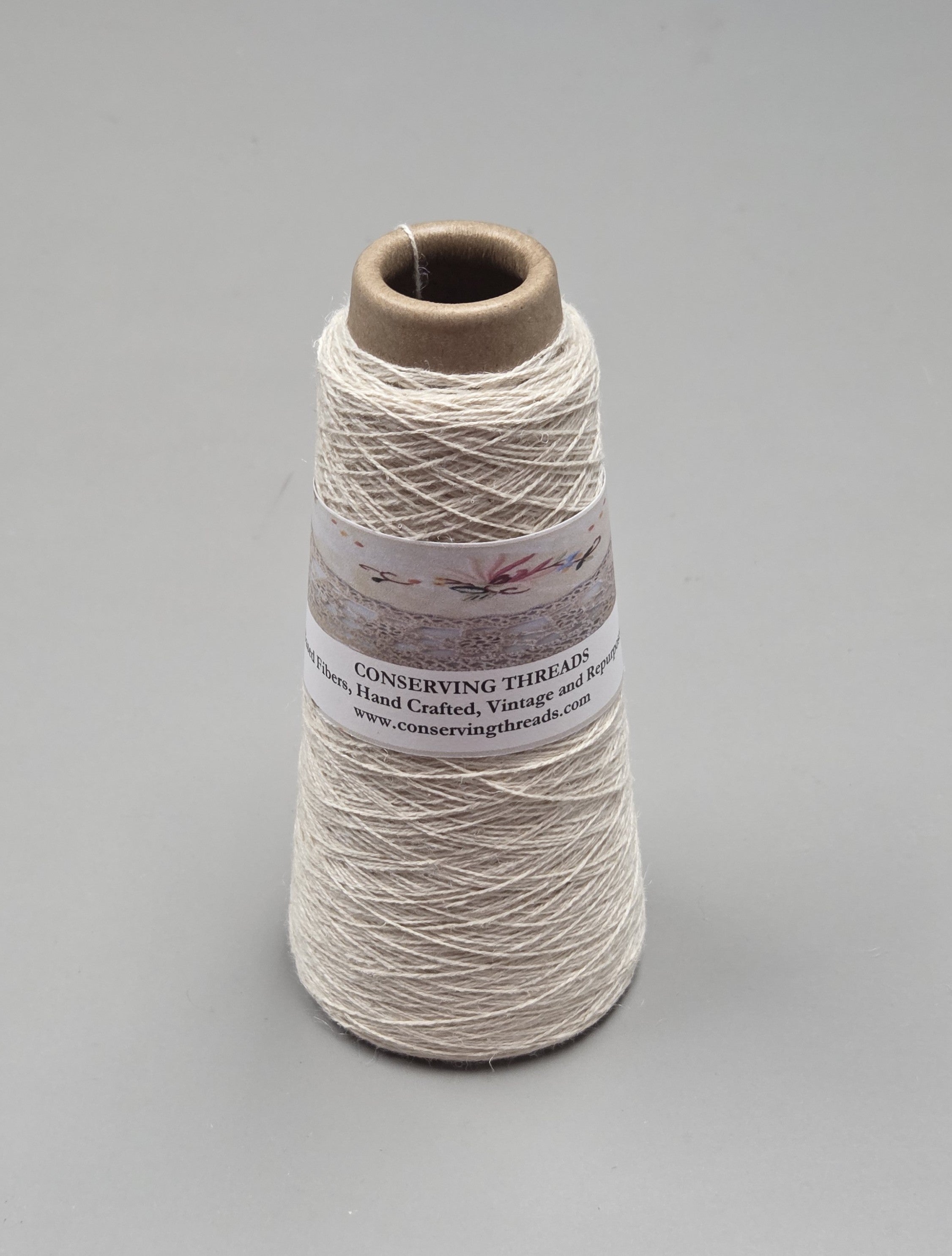 Thread Cotton + Kapok Blend, 250 Yards Cone