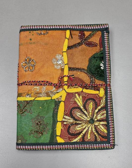 Art Journal Handmade Reclaimed Silk Saree (J71)