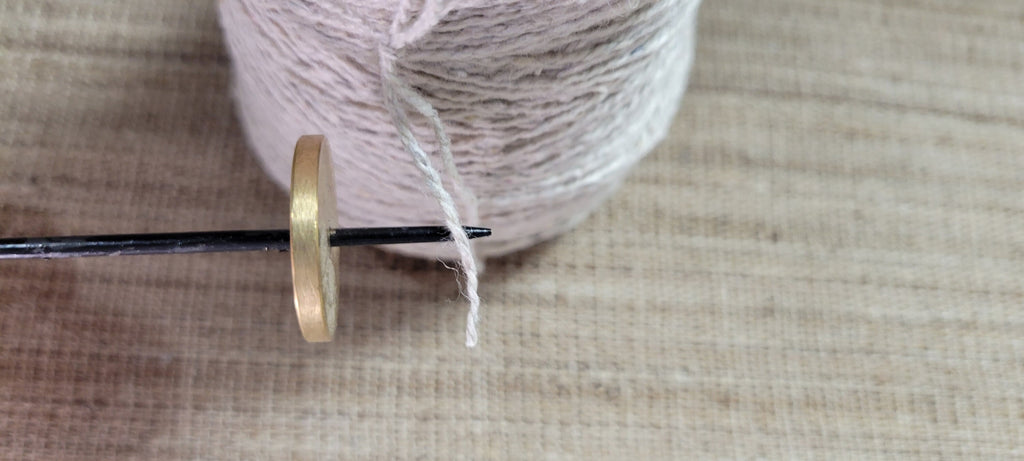 Seaweed + Cotton Yarn. Macro Algae Natural. Fingering Weight.