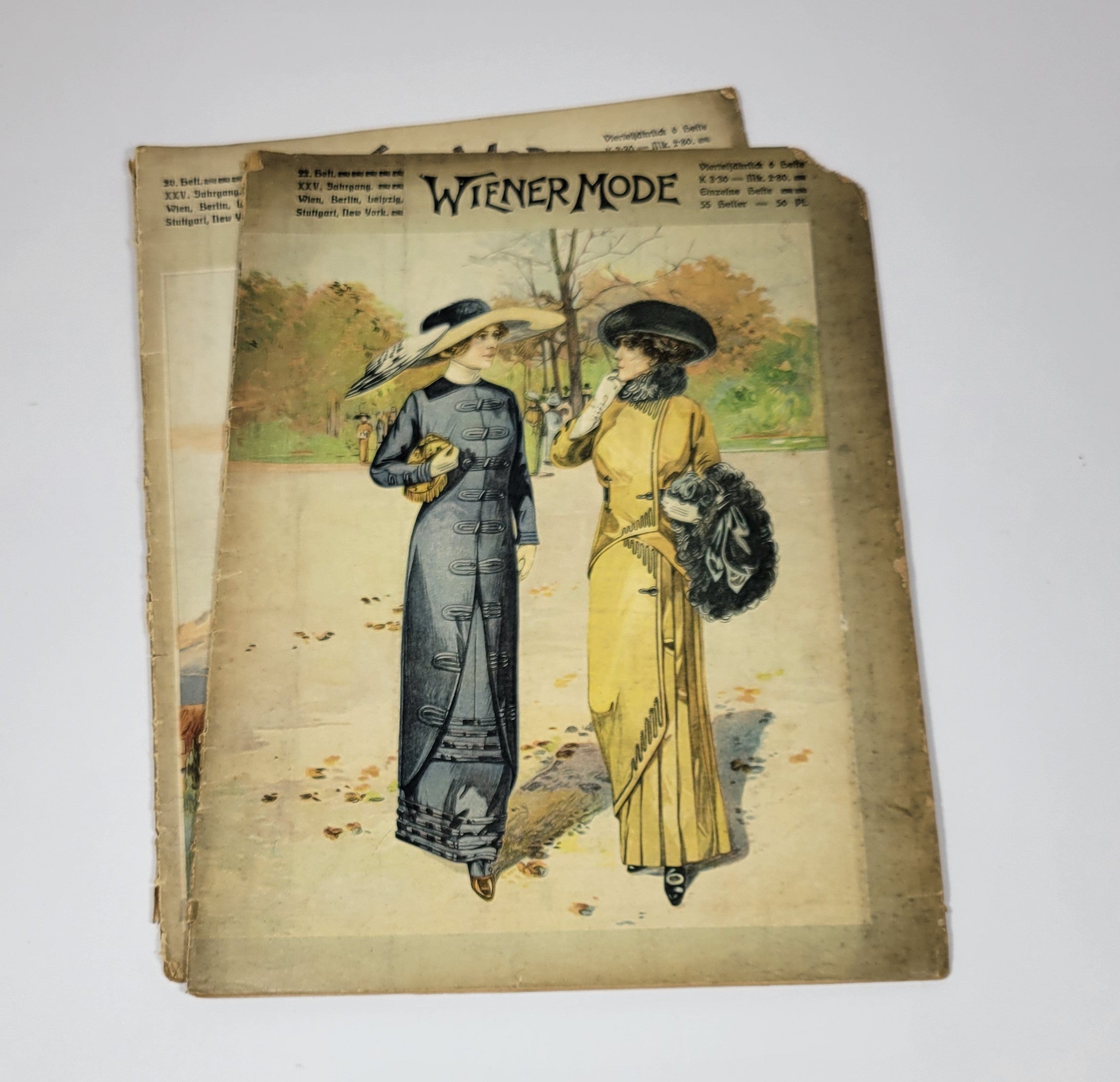 Lot 7 Weiner Mode Catalog German New York Fashion 1912 Edition