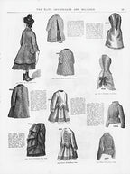 The Elite Dressmaker and Milliner, March 1877, Vol 1 No 8. E-book INSTANT DOWNLOAD.📥