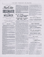 The Elite Dressmaker and Milliner, 1877 June, Vol 1 No 11, E-book INSTANT DOWNLOAD.📥