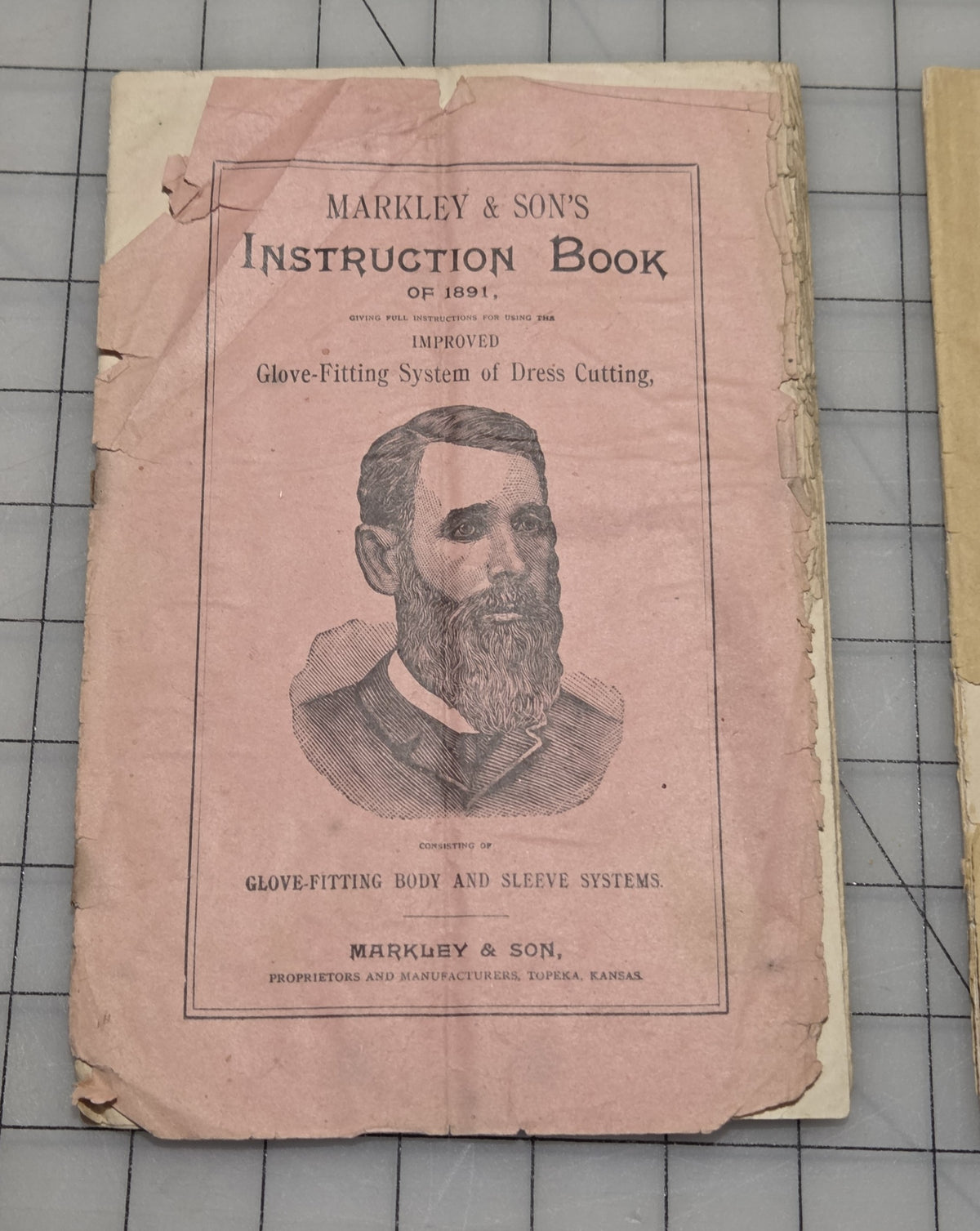 Set 2 Markley & Sons Instruction Glove Fitting System Dress Cutting 1889 Catalog