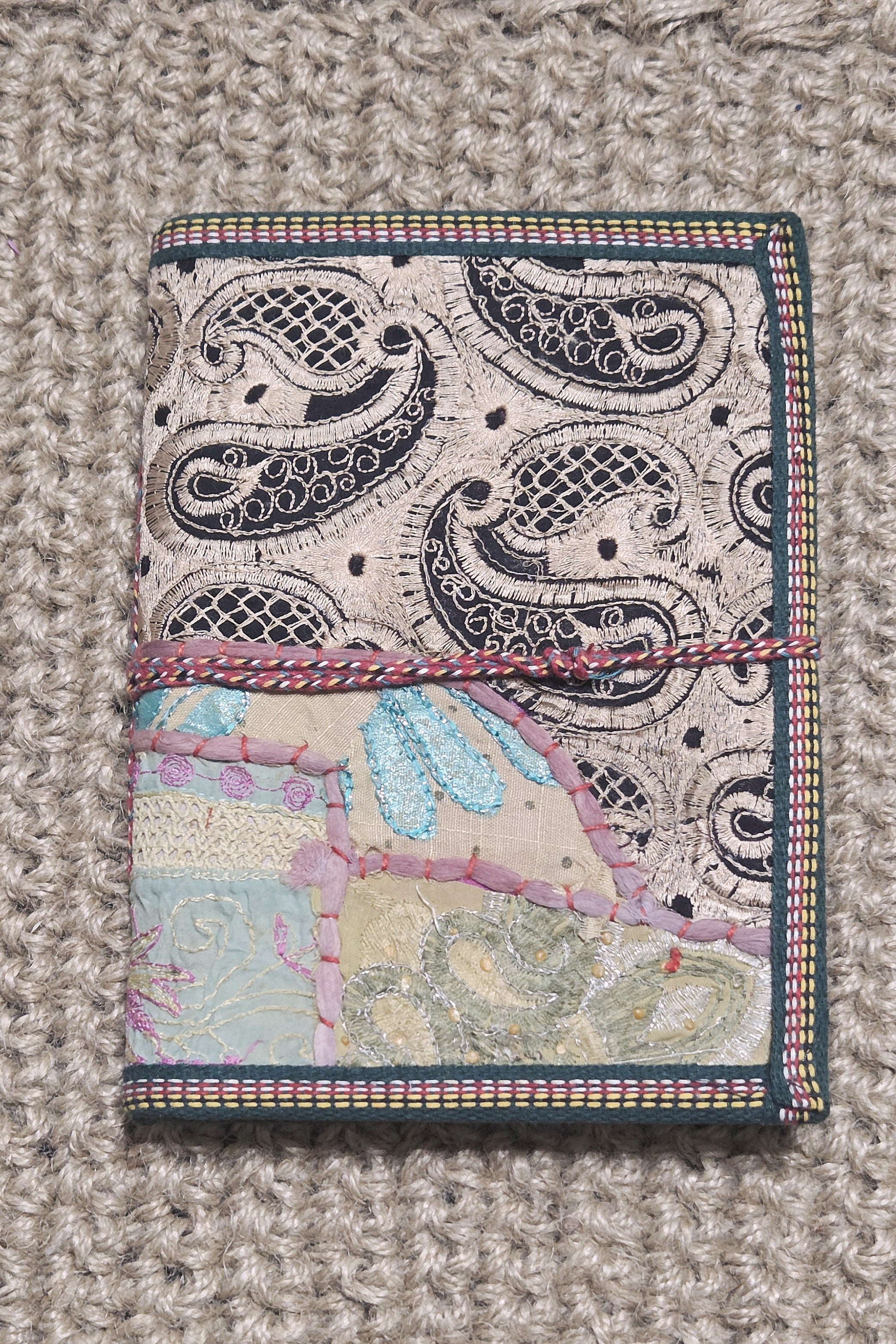 Art Journal Handmade Reclaimed Silk Saree (J22)