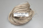 Algae Brown Seaweed Fiber Bundle. (Sargassum). Semi-Combed, Natural Fiber. Sold by Weight.