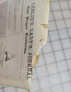 Frank Leslies Ladys Journal Cut Paper Pattern #71 1870s Ladys Jacket Size 32