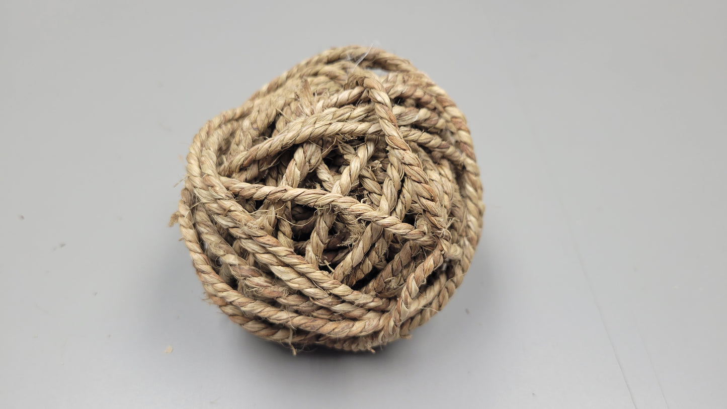 Bast Fiber Yarn (Roselle Yarn) Cordage. Natural Spun / Ply Hibiscus