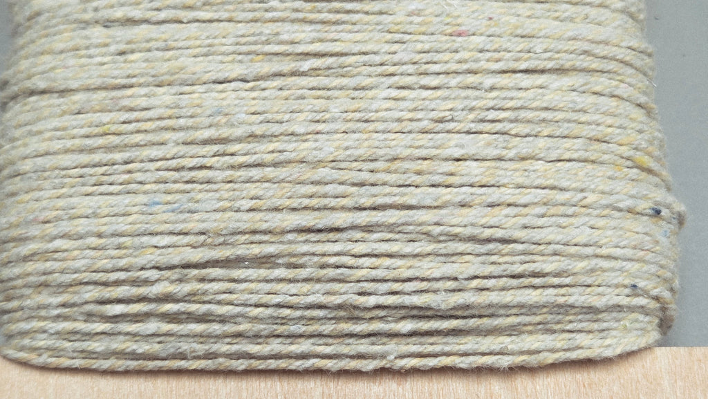 Nettle + Cotton Mini Skeins Yarn Natural. 80 Yards.
