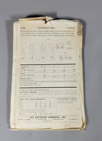Butterick 7704 Printed Patterns, ca 1956. Size 12 Bust 30.
