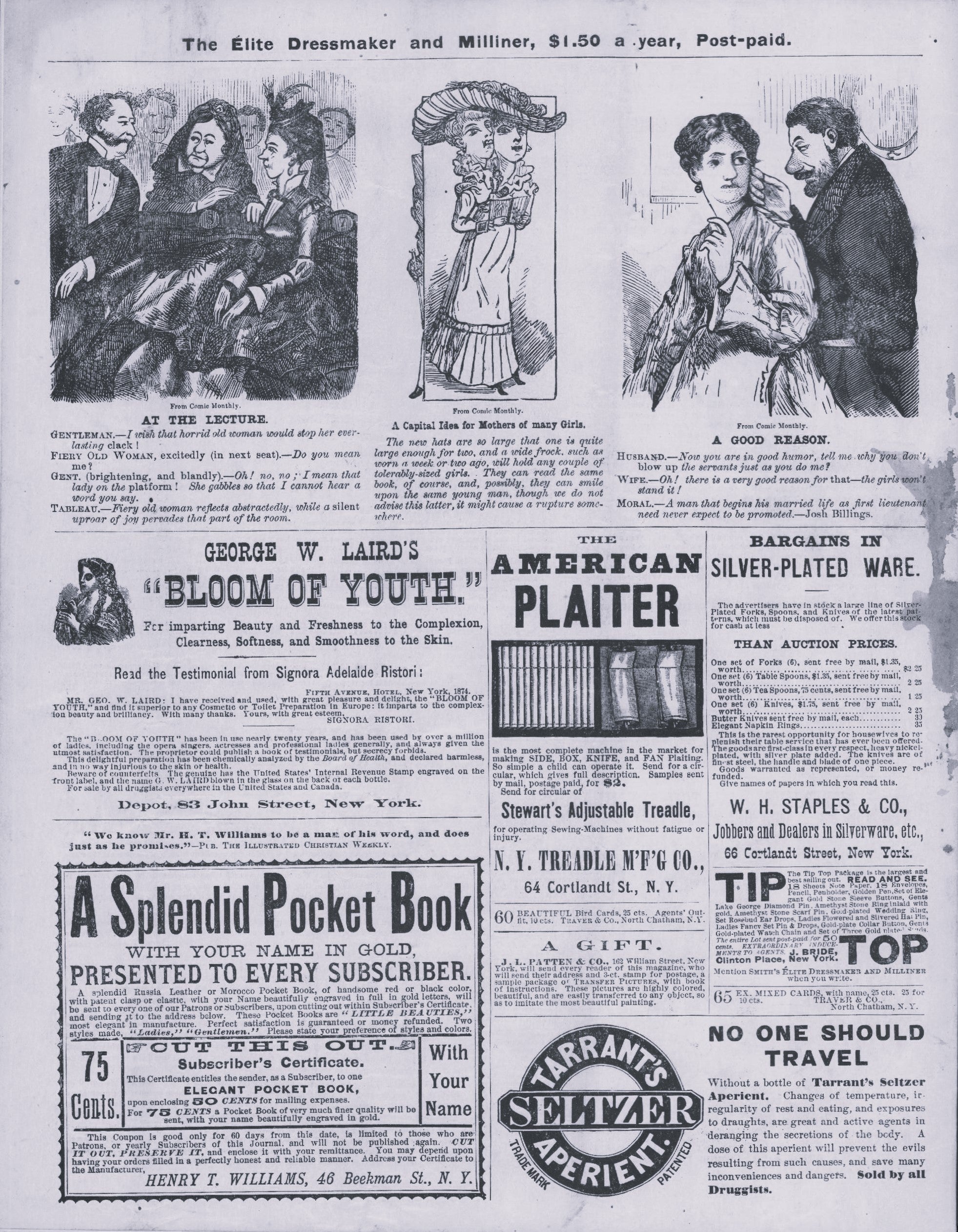The Elite Dressmaker and Milliner, 1877 June, Vol 1 No 11, E-book INSTANT DOWNLOAD.📥
