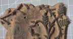 Vintage Wood Blocks Ink Stamping Hand Carved (large block) Vine leaf