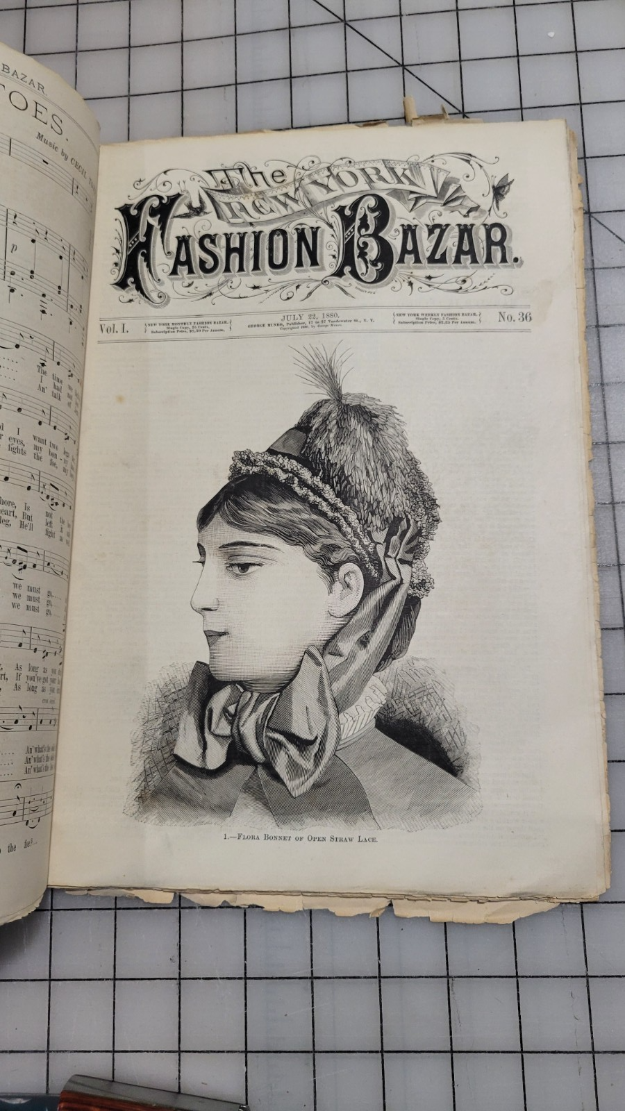 New York Fashion Bazar 1880 July / Aug 5 Weeks Newspaper George Munro Victorian
