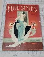 Elite Styles Original 1917 December Dressmaker Tailor Fashion Catalog Ladies