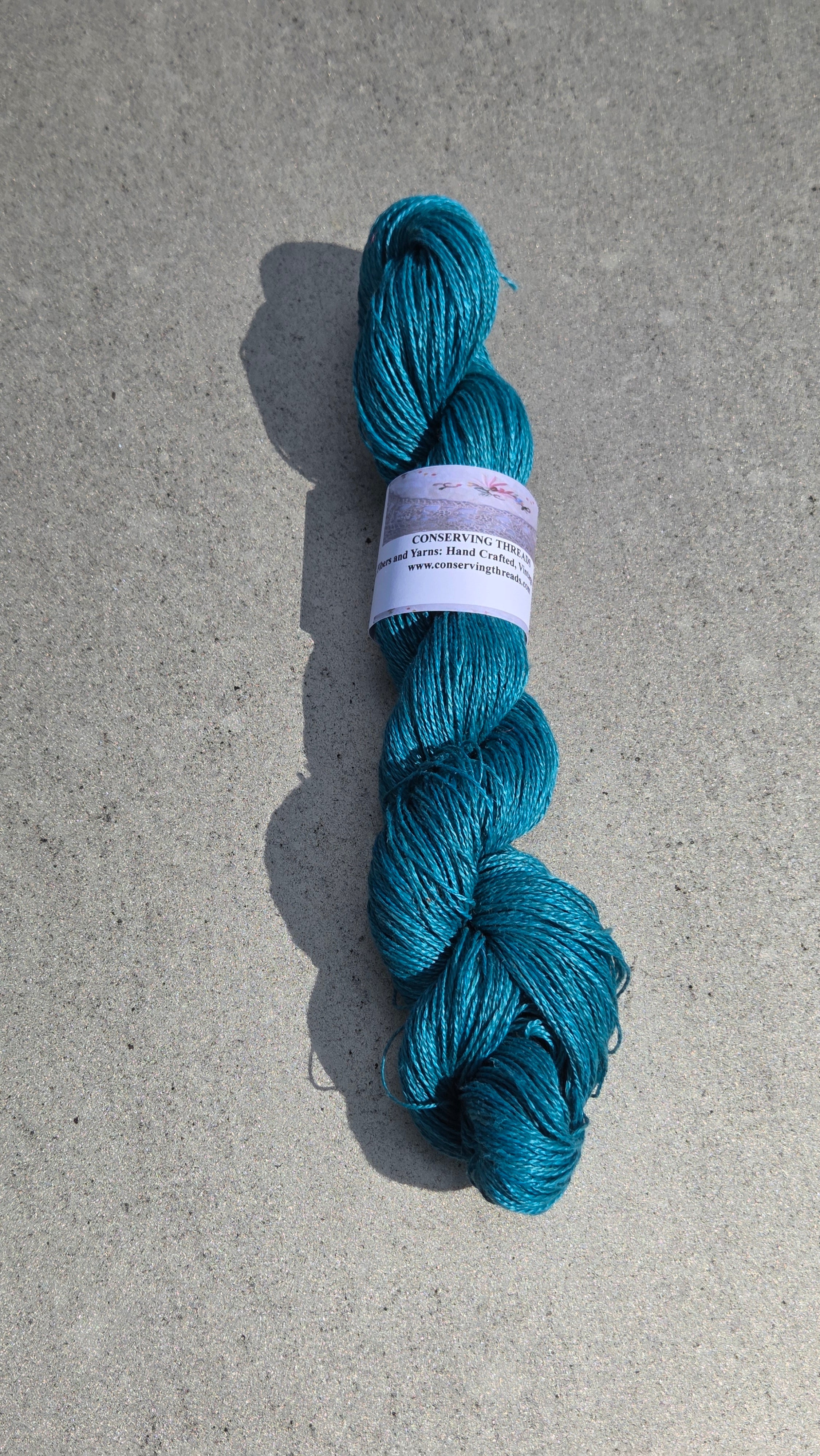 Linen Yarn, Small Batch Studio Dyed. Machine Spun 10/2
