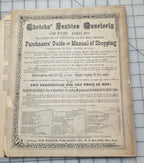 Ehricks Quarterly RARE Spring 1885 New York Women Men Styles Fashion Catalog