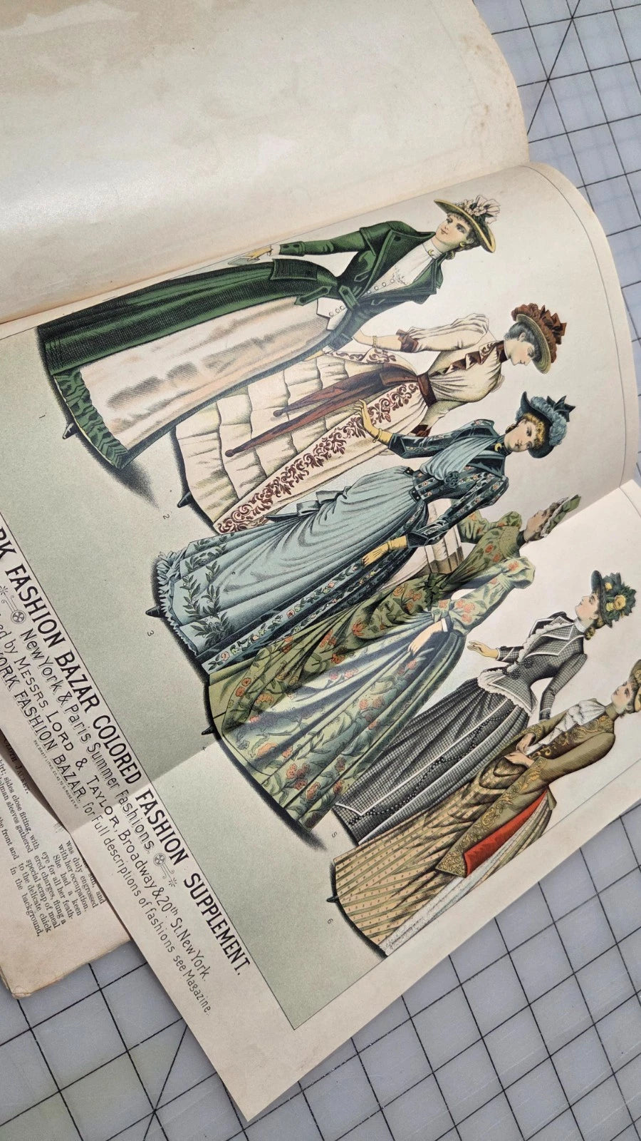 New York Fashion Bazar 1889 August Magazine George Munro Victorian Mail Order