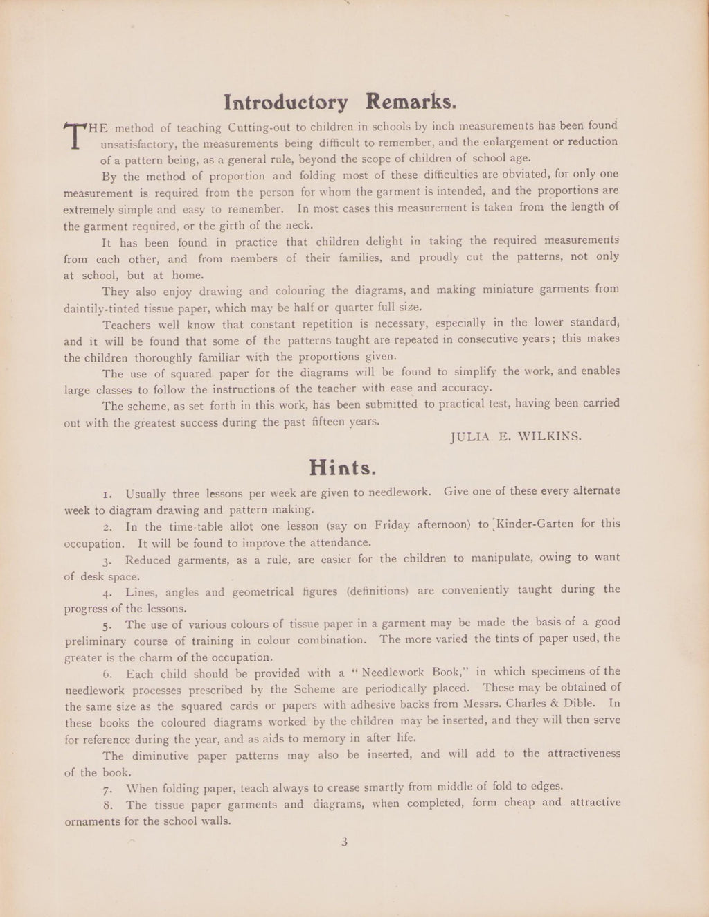 Wilkins, Julia E. Cutting-Out of Garments by Paper Folding & Proportions. London