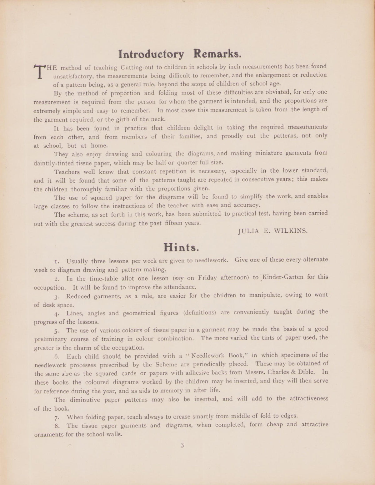 Wilkins, Julia E. Cutting-Out of Garments by Paper Folding & Proportions. London