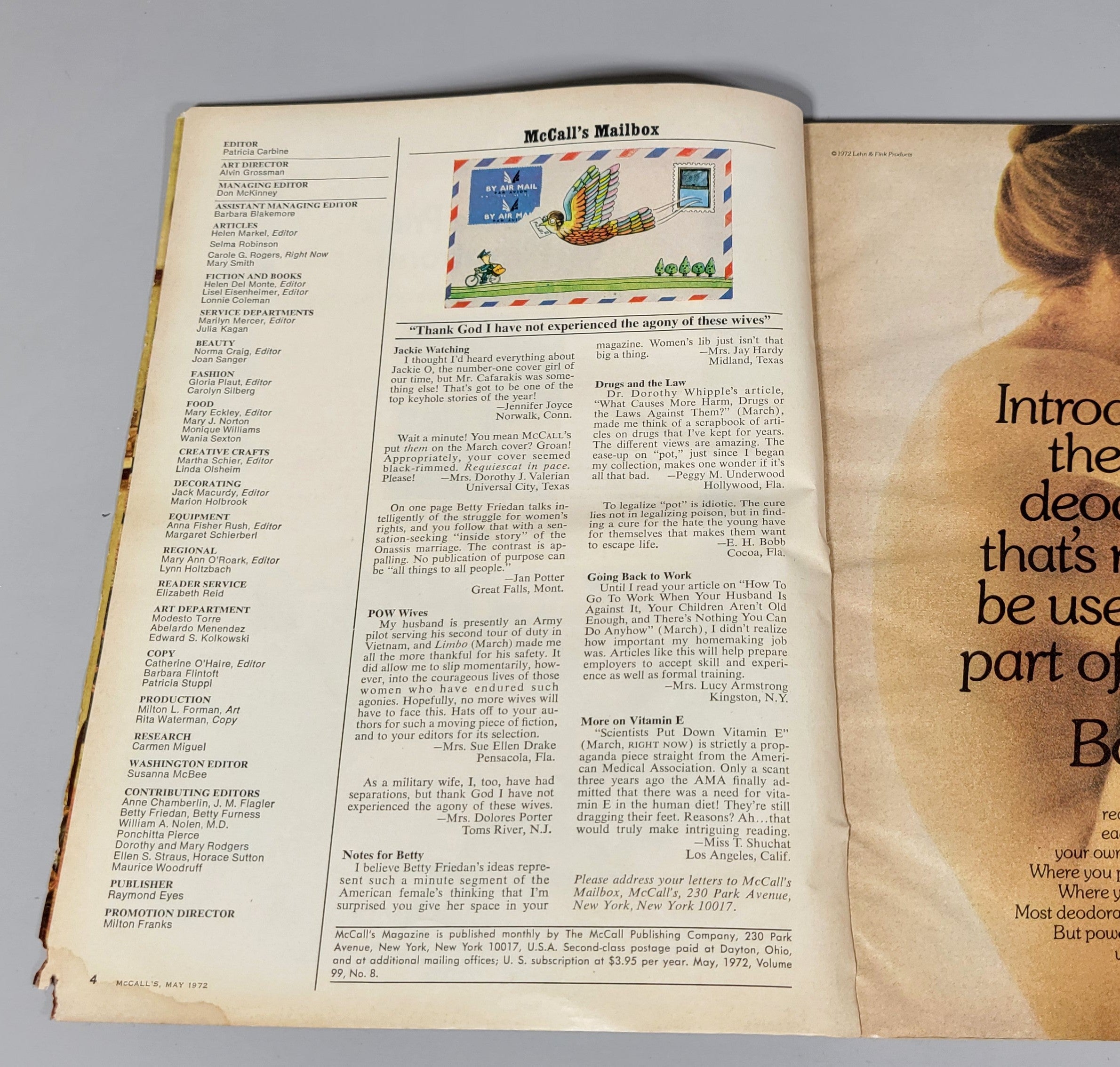 McCall's Magazine May 1972 First Magazine for Women Princess Anne