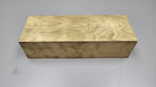 Flax & Hemp Hatchel with Lid. Custom Made Wood for Combing Fibers. Gold Color.