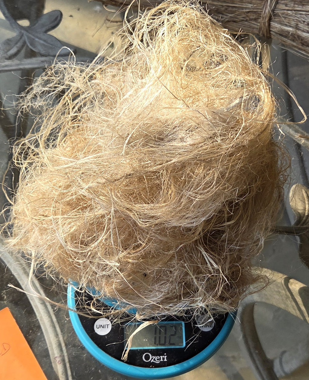 Fireweed Stalk Fiber. Un-Combed. Raw Unfinished Bundles